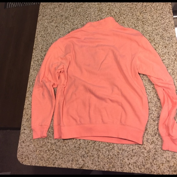 PINK Medium Quarterzip - Orange - Picture 2 of 3